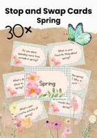 Vorschau - Arbeitsblätter - Stop and Swap Cards - Conversation Cards - Materialpaket - Seite 1