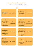 Vorschau - Spiele - Domino-Karten Fremdwörter - Seite 1