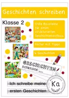 Vorschau - Arbeitsblätter - Geschichten schreiben Klasse 2 Meine ersten Erzählungen - Deckblatt