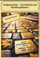 Vorschau - Arbeitsblätter - Geschichte im Straßenpflaster - Stolpersteine - Deckblatt