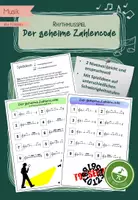 Vorschau - Arbeitsblätter - Rhythmusspiel "Der geheime Zahlencode" - Deckblatt