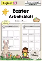 Vorschau - Arbeitsblätter - Easter Ostern Arbeitsblatt Leseverstehen differenziert - Englisch - Deckblatt