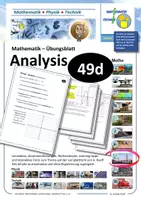 Vorschau - Arbeitsblätter - Analysis 49d - Übung zum mündlichen Abi - Aufgaben, Apps, Themenseite - Deckblatt