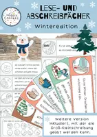 Vorschau - Fördermaterial/Inklusion - Lese und Abschreibfächer Winteredition - Deckblatt