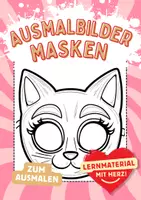 Vorschau - Arbeitsblätter - Kunst Masken Ausmalbilder Fensterbilder Mandala Bild ausmalen - Deckblatt
