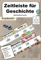 Vorschau - Präsentationen/Tafelbilder - Geschichte: Zeitleiste: Material für die Klassenwand - Deckblatt