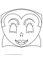 Vorschau - Mal- und Bastelvorlagen - Masken Basteln - Monster - Karneval Fasching Halloween - Seite 3