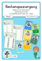 Vorschau - Arbeitsblätter - wachsendes Materialpaket: Rechenspaziergänge - Seite 1