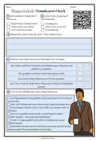 Vorschau - Arbeitsblätter - Filmprotokoll - Demokratie-Check #demokratiestärken - Seite 1
