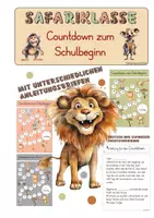 Vorschau - Lehrpläne/Lehrermaterial - Countdown zum Schuljahresbeginn für Safariklassen - Deckblatt