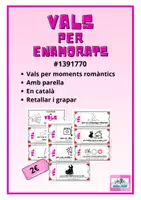 Vista previa - Tarjetas / Manipulativos - VALS per enamorats - Portada