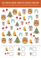 Vorschau - Arbeitsblätter - Arbeitsblätter für Kindergarten. Weihnachtsedition. - Seite 2