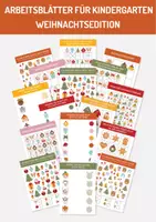 Vorschau - Arbeitsblätter - Arbeitsblätter für Kindergarten. Weihnachtsedition. - Deckblatt