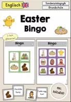 Vorschau - Arbeitsblätter - Easter Ostern Bingo Spiel differenziert - Englisch - Deckblatt