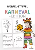Vorschau - Spiele - Würfel-Staffel: Karneval-Edition für den Sportunterricht (Fasching) - Deckblatt