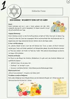 Vorschau - Arbeitsblätter - Feste in der monotheistischen Religionen "Judentum" 🕍✡️📜 - Seite 2