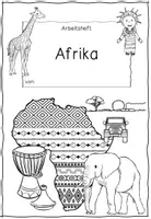 Vorschau - Arbeitsblätter - Arbeitsheft Afrika 3./4. Klasse - Seite 1