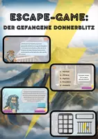 Vorschau - Interaktives Material - Interaktives ESCAPE-GAME: Der gefangene Donnerblitz - Deckblatt