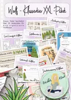 Vorschau - Arbeitsblätter - Wolfklasse XXL Materialpaket - Klassentier Wolf Sorglospaket #silvesterknaller25 - Deckblatt