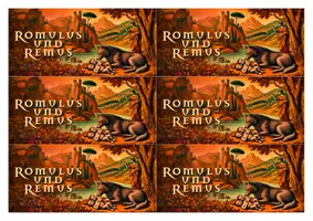 Vorschau - Arbeitsblätter - Antikes Rom - Romulus und Remus - Lesekette - Lückentext - Seite 1