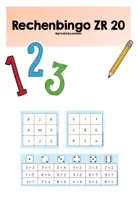 Vorschau - Arbeitsblätter - Rechenbingo Klasse 1 Freiarbeit - Deckblatt