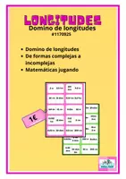 Vista previa - Juegos / Gamificación - DOMINO conversión de unidades LONGITUDES - Portada