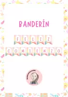 Vista previa - Decoración del aula - BANDERÍN FELIZ COMIENZO - Portada