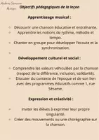 Aperçu - Préparation de séance / Séance complète - Séance musique n°1 - Page 1