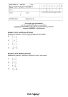 Vorschau - Klassenarbeiten - Klausur mit Lösung Brüche dividieren multiplizieren - Deckblatt