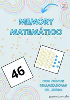 Vista previa - Juegos / Gamificación - Memory matemático Unidades y Decenas - Portada