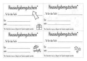 Vorschau - Mal- und Bastelvorlagen - Materialpaket | Geburtstagsritual | Würfeln, Gutscheine, Lesezeichen, Muffins - Seite 1