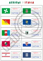 anteprima - Esercizi - Regioni d'Italia: bandiere - regioni - capoluoghi - Pagina di copertina