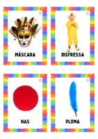 Vista previa - Tarjetas / Manipulativos - Vocabulari Carnaval - página 3