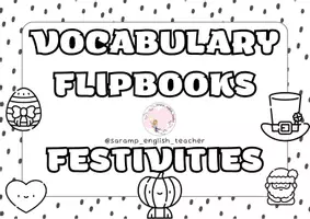Vista previa - Tarjetas / Manipulativos - VOCABULARY 40 FLIPBOOKS PACK (WITHOUT COLOR AND WITHOUT WORDS) - página 2