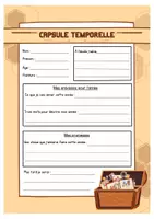 Aperçu - Feuilles d'exercices - Capsule temporelle - Page de couverture