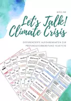 Vorschau - Unterrichtsreihen - Let's Talk (Climate Crisis) - Speaking Activity Year 9/10 - Deckblatt