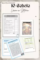 Vorschau - Arbeitsblätter - "10 Gebote" - Lernen an Stationen (+Test) - Deckblatt