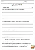 Vorschau - Arbeitsblätter - Märchen: Klassenarbeit mit Bewertungsraster und Probeklausur - Deckblatt