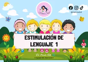 Vista previa - Refuerzo / NEE / Materiales de apoyo - MI LIBRO DE ESTIMULACION DE LENGUAJE 1 - VERSION NIÑOS - Portada