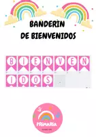 Vista previa - Decoración del aula - Banderines de bienvenida de regreso a clases - Portada