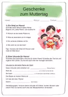 Vorschau - Mal- und Bastelvorlagen - Muttertagsbriefe und -bilder für Grundschüler - Seite 2