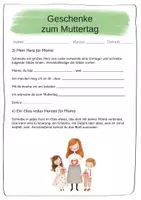 Vorschau - Mal- und Bastelvorlagen - Muttertagsbriefe und -bilder für Grundschüler - Seite 3