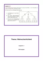 Vorschau - Anderer Materialtyp - Aufgaben zur mündlichen Abschlussprüfung in Mathematik - Wahrscheinlichkeit - Seite 3