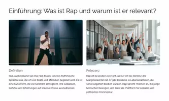 Vorschau - Arbeitsblätter - Präsentation: Vom Leben erzählen, Meinung äußern, Protest formulieren – Rap als Sprachrohr als PDF und PowerPoint-Datei - Seite 1