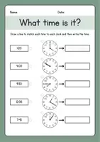 Vorschau - Arbeitsblätter - Materialpaket Telling the time - What time is it? - Seite 3