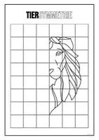 Vorschau - Arbeitsblätter - FREEBIE: Symmetrie Tiere Arbeitsblatt - Seite 1
