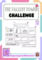 Vista previa - Hojas de trabajo - the tallest tower challenge @oposinglescammadrid - Portada