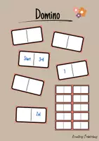 Vorschau - Stationenlernen - Domino - Deckblatt
