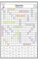 Vista previa - Hojas de trabajo - Opposites (Adjectives) - Word Search - página 2