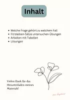 Vorschau - Arbeitsblätter - 4-Fälle Probevorbereitung - Seite 1